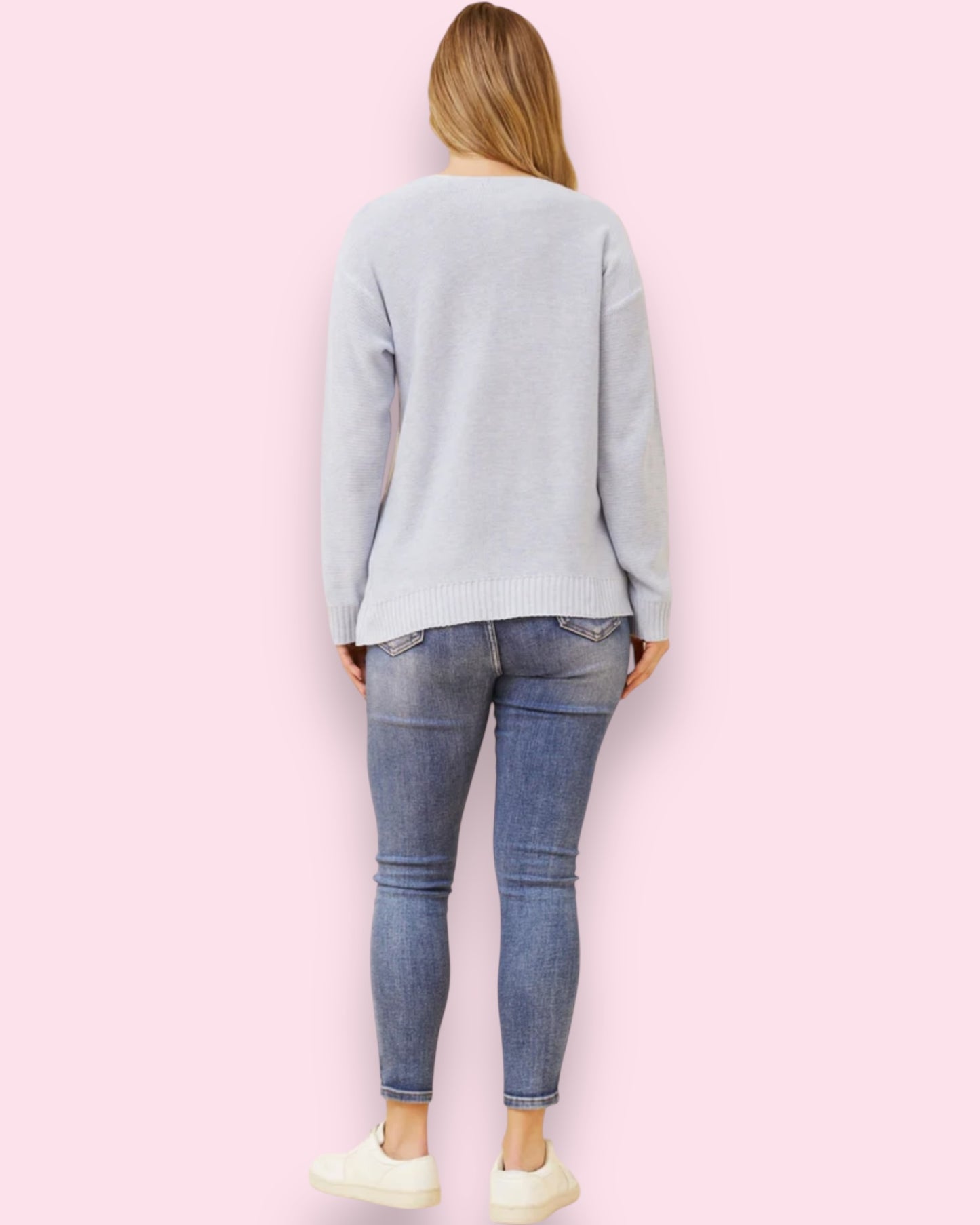 Luna Knit Jumper - Blue