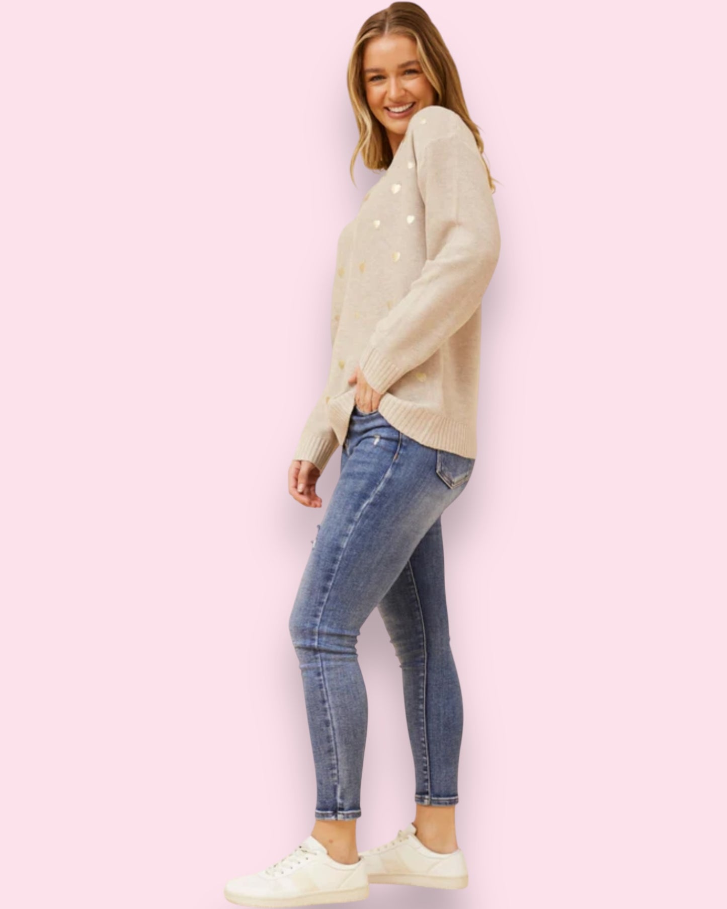 Luna Knit Jumper - Stone