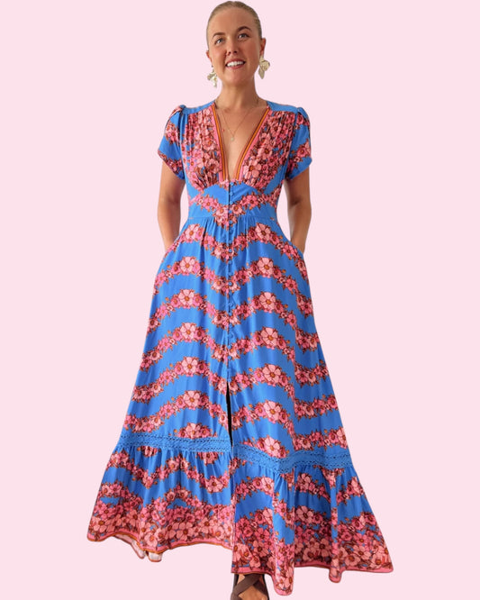 Tabitha Maxi Dress - Little Flowers