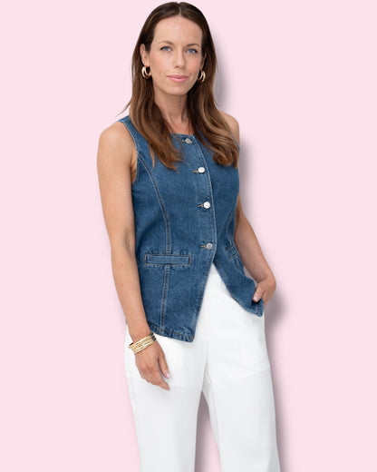 Alison Denim Waistcoat