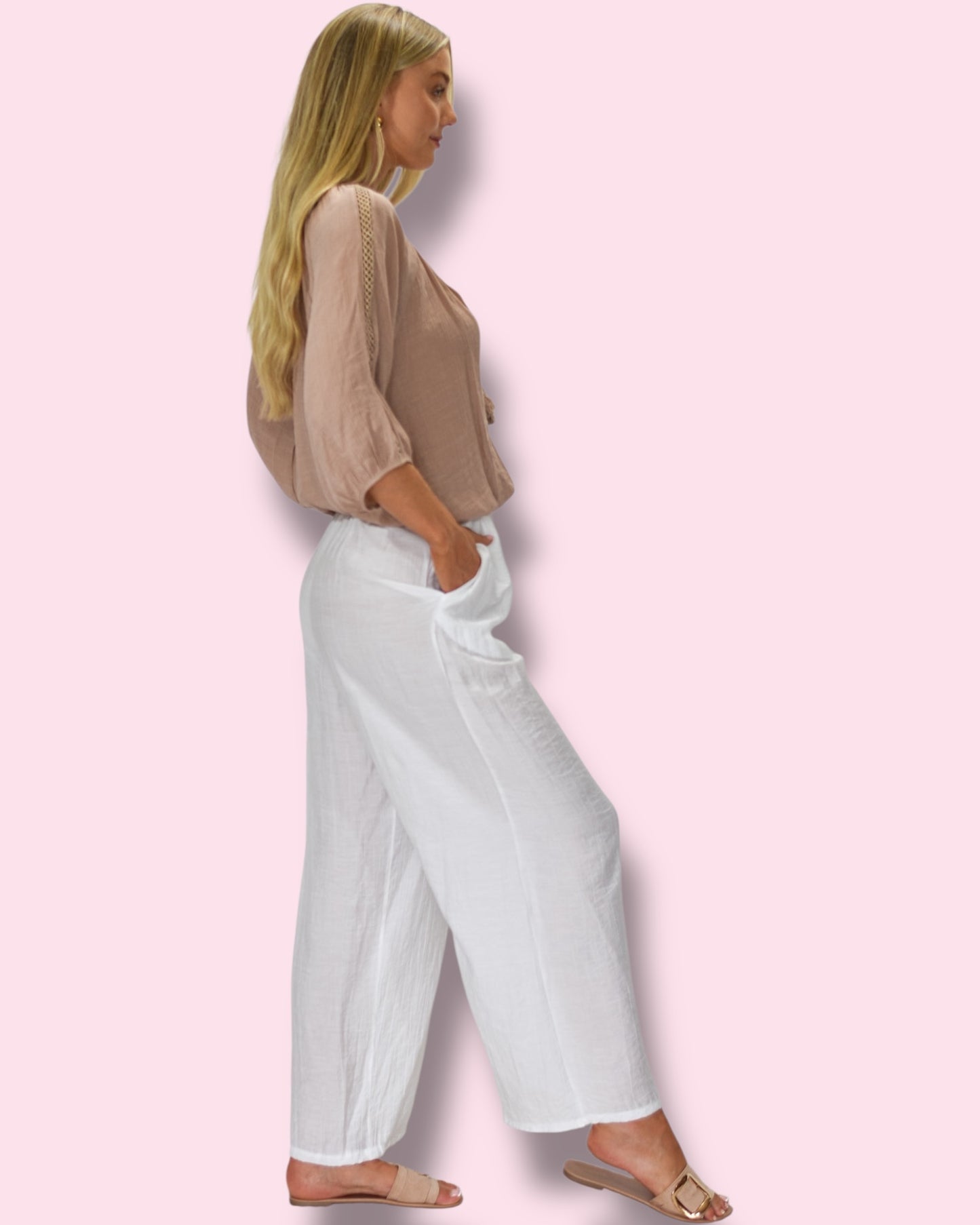 Noosa Pants - White