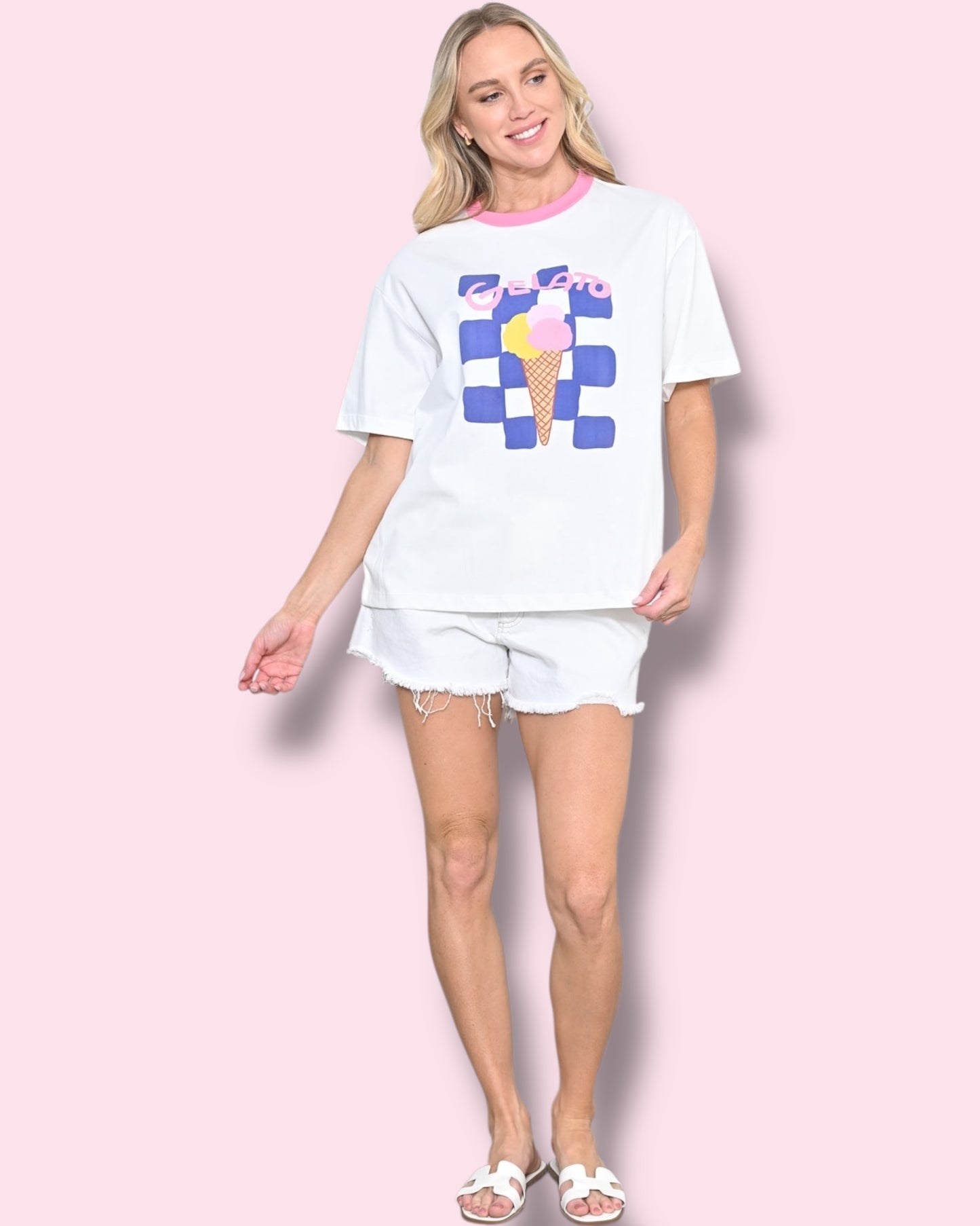 Kailani Graphic Tee - Gelato