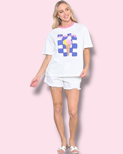 Kailani Graphic Tee - Gelato