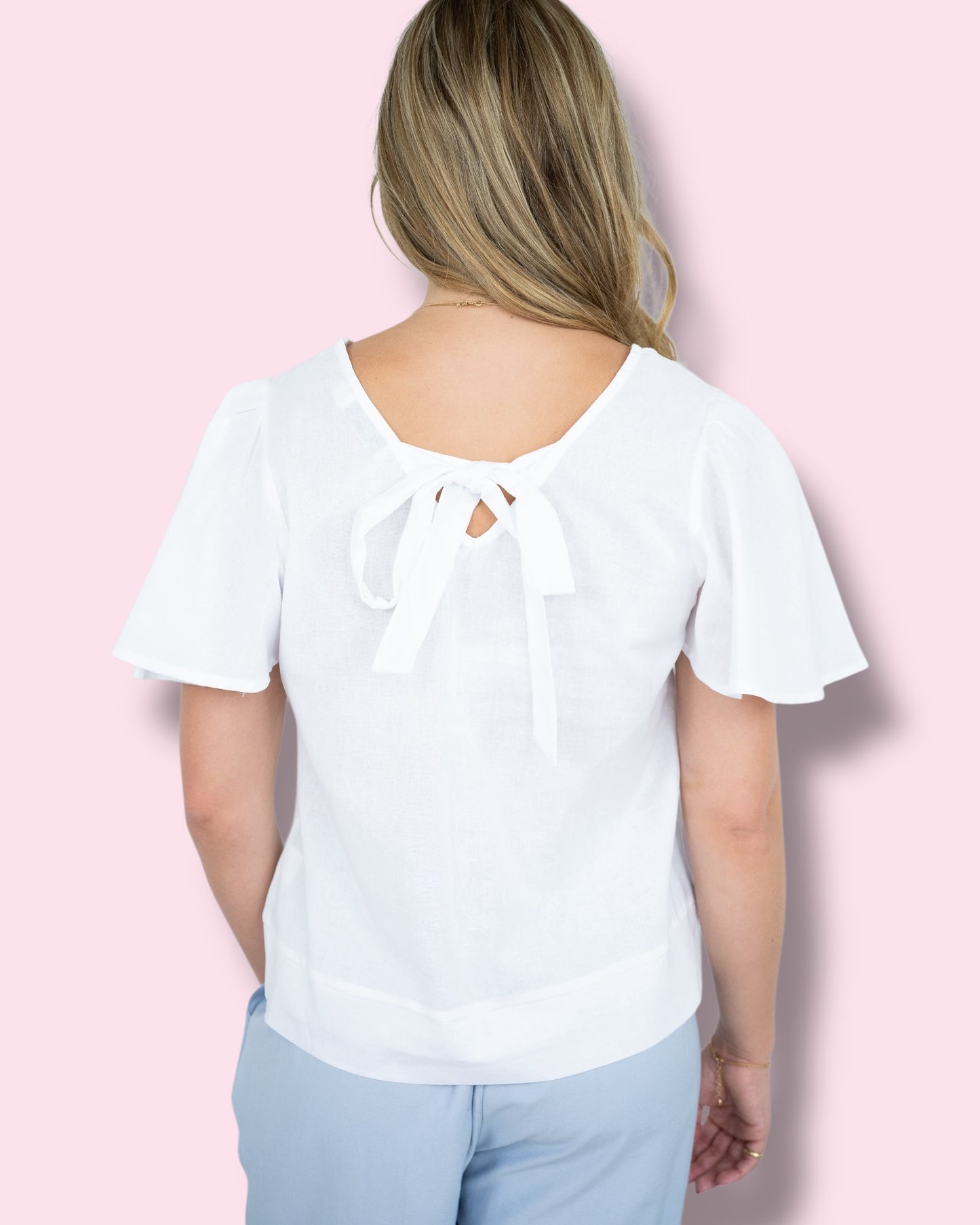 Parker Plain Top - White