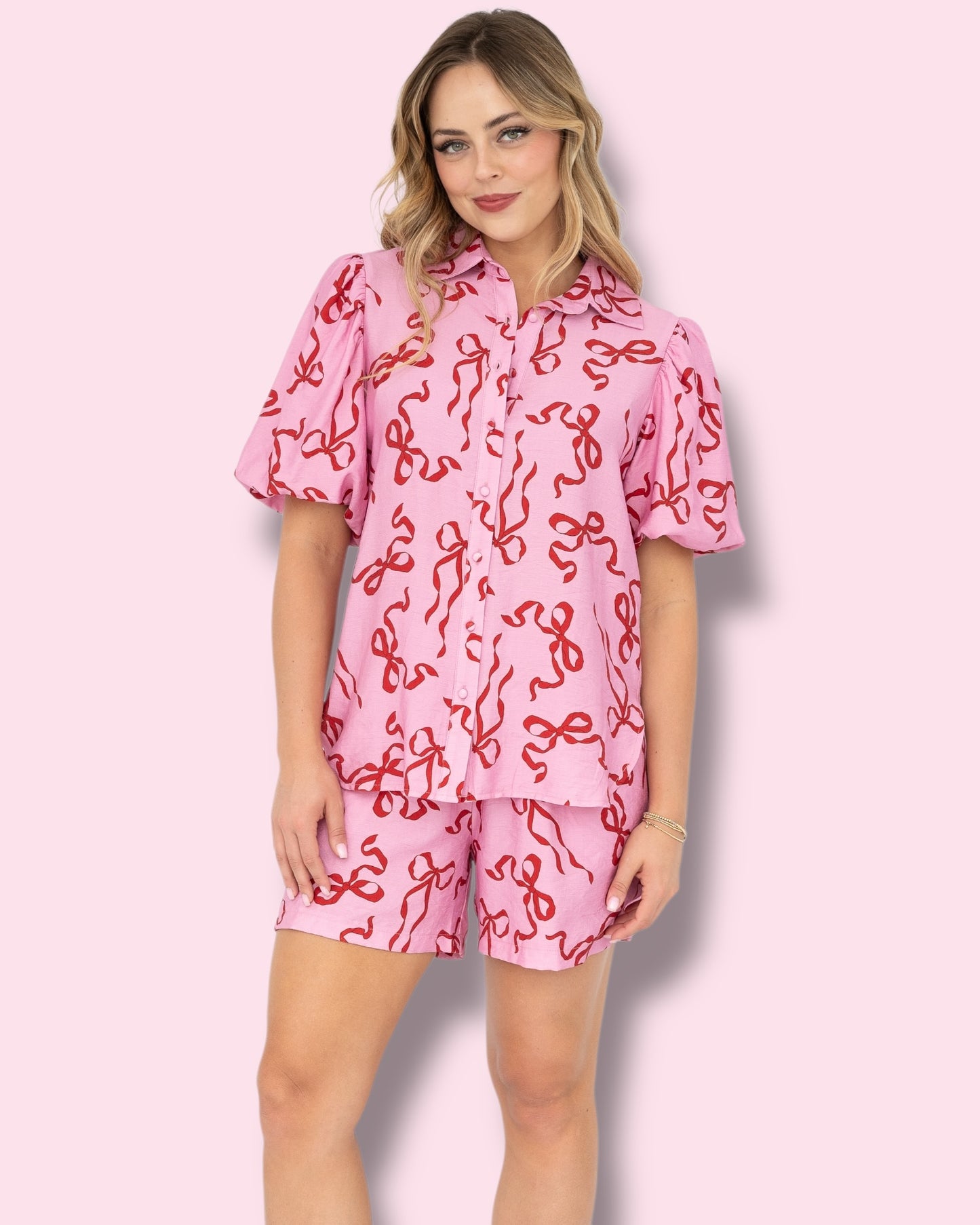 Ribbon Print Alice Top