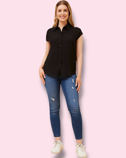 Scarlett Button Up Top