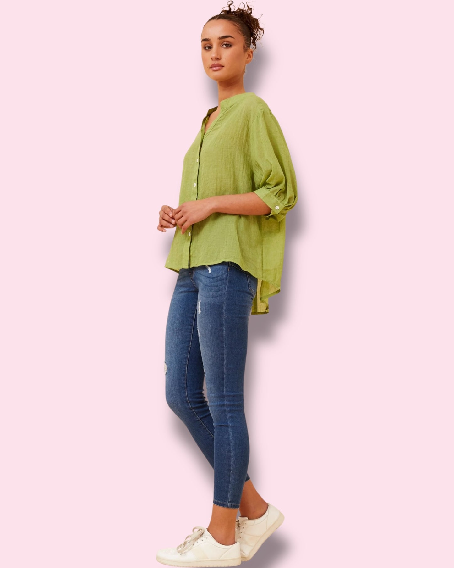 Mia Shirt - Pistachio