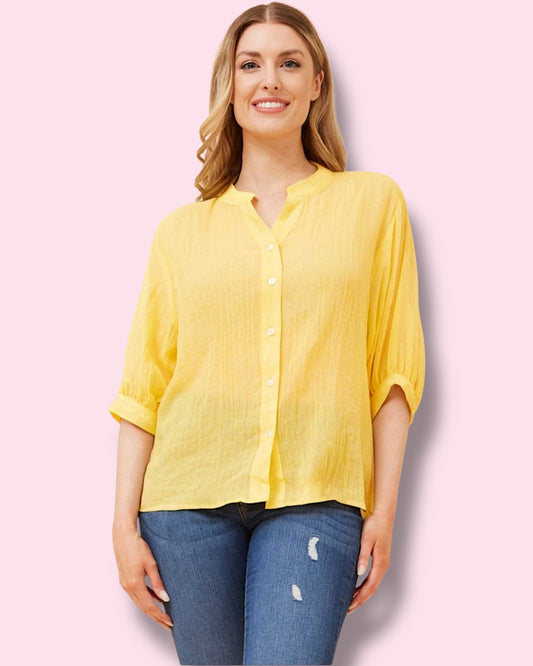 Mia Shirt - Sunflower