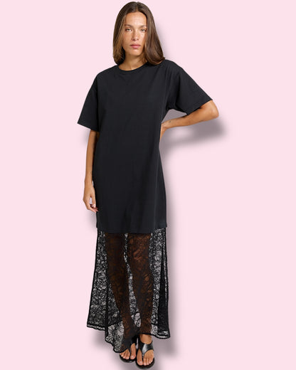 Leyna Lace Dress - Black