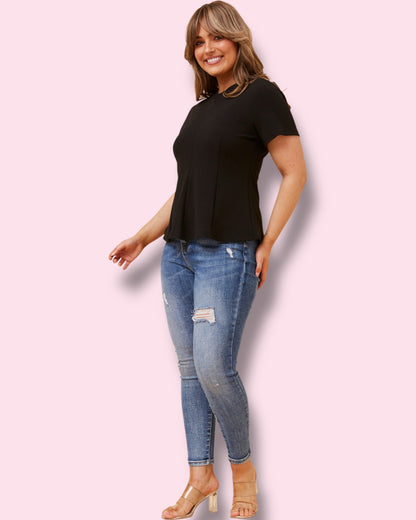 Shelly Peplum Top