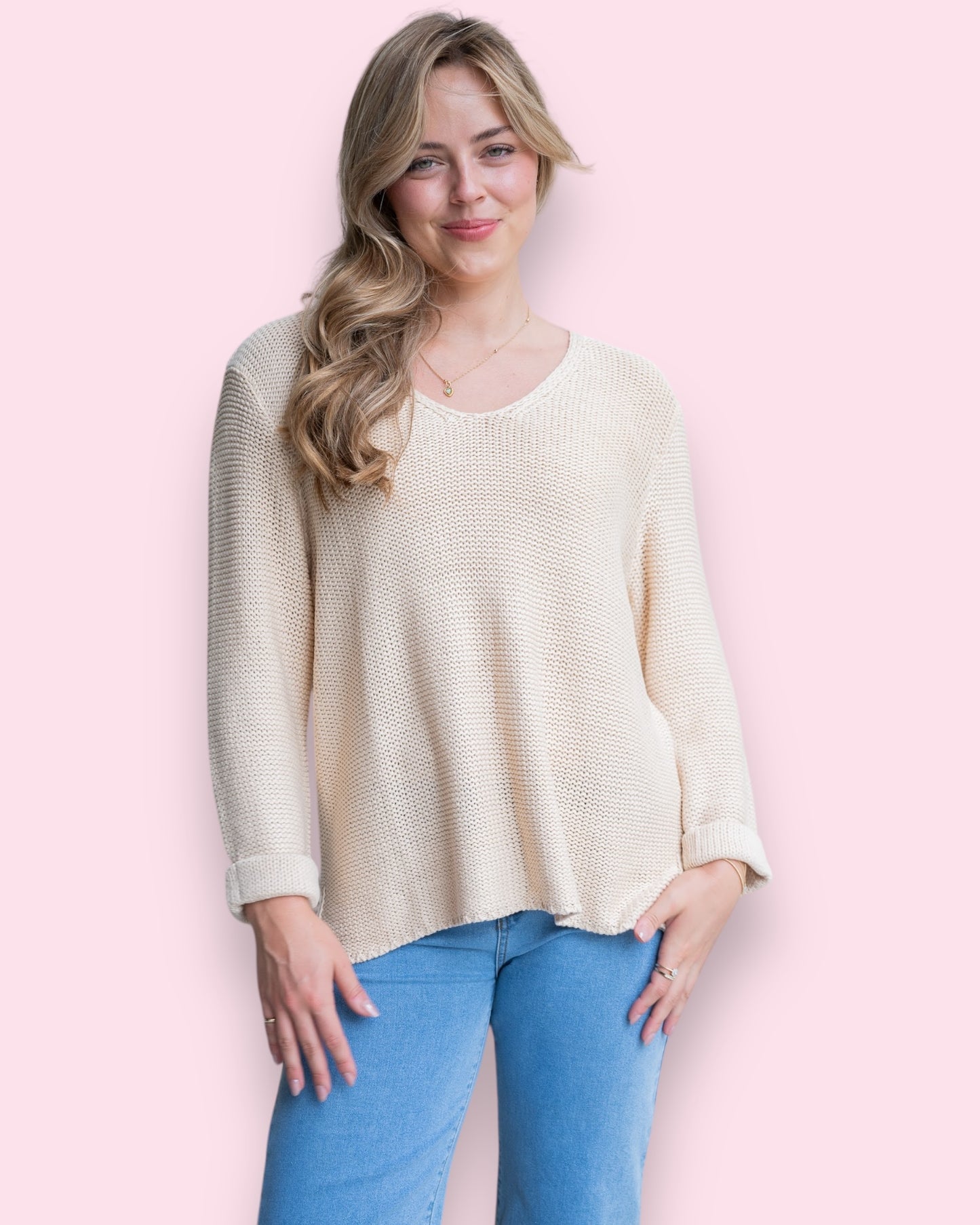 Maddie Knit - Beige