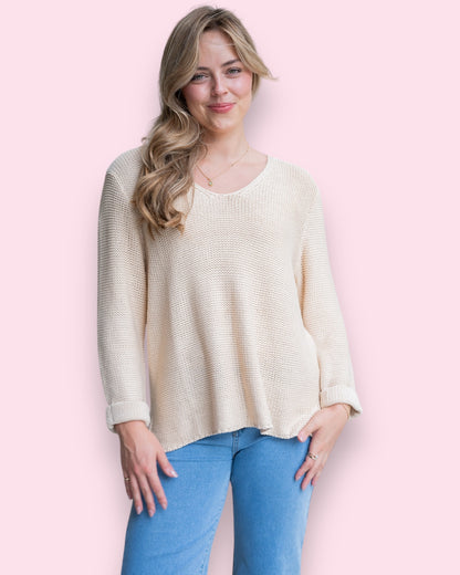 Maddie Knit - Beige