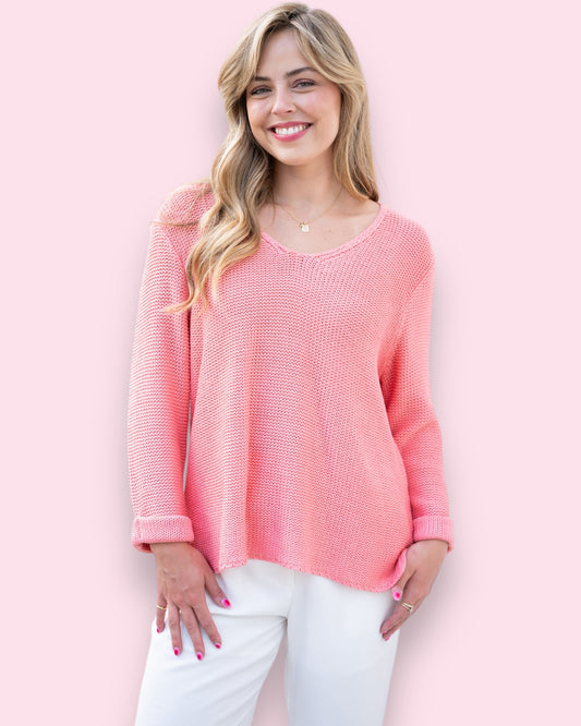 Maddie Knit - Flower Pink