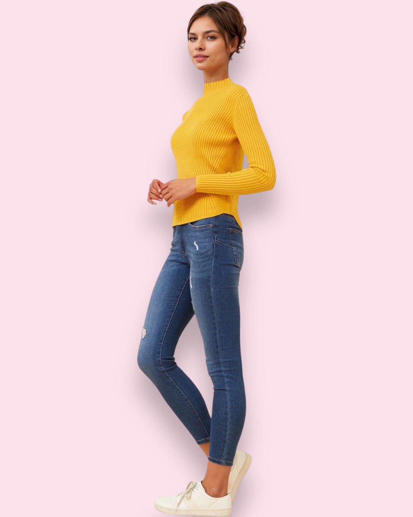 Aster Turtleneck Top