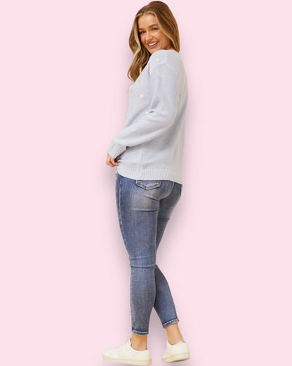 Luna Knit Jumper - Blue