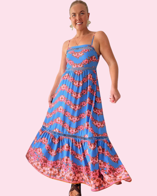 Iluka Midi Dress - Little Flowers