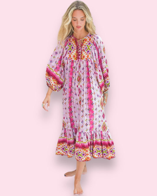 Harper Midi Dress - Lost Tribe