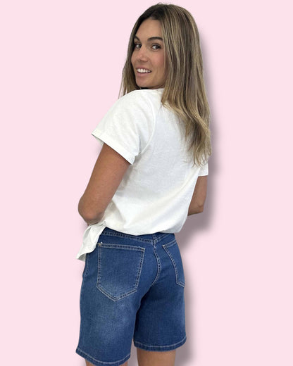 Wendy Shorts - Indigo Blue