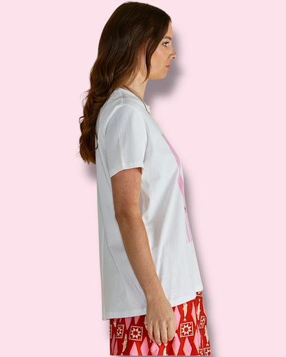 Ellia Crew Tee - Sardinia Print