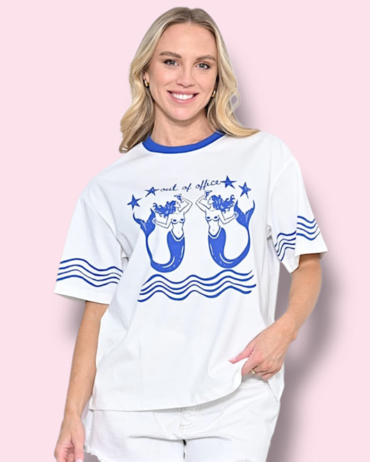 Kailani Graphic Tee - Mermaid