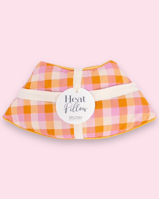 Wellness Neck Heat Pillow - Gingham/Check