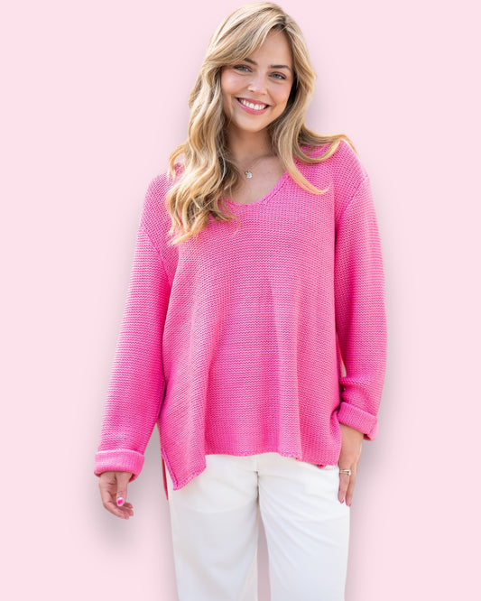 Maddie Knit - Berry Pink