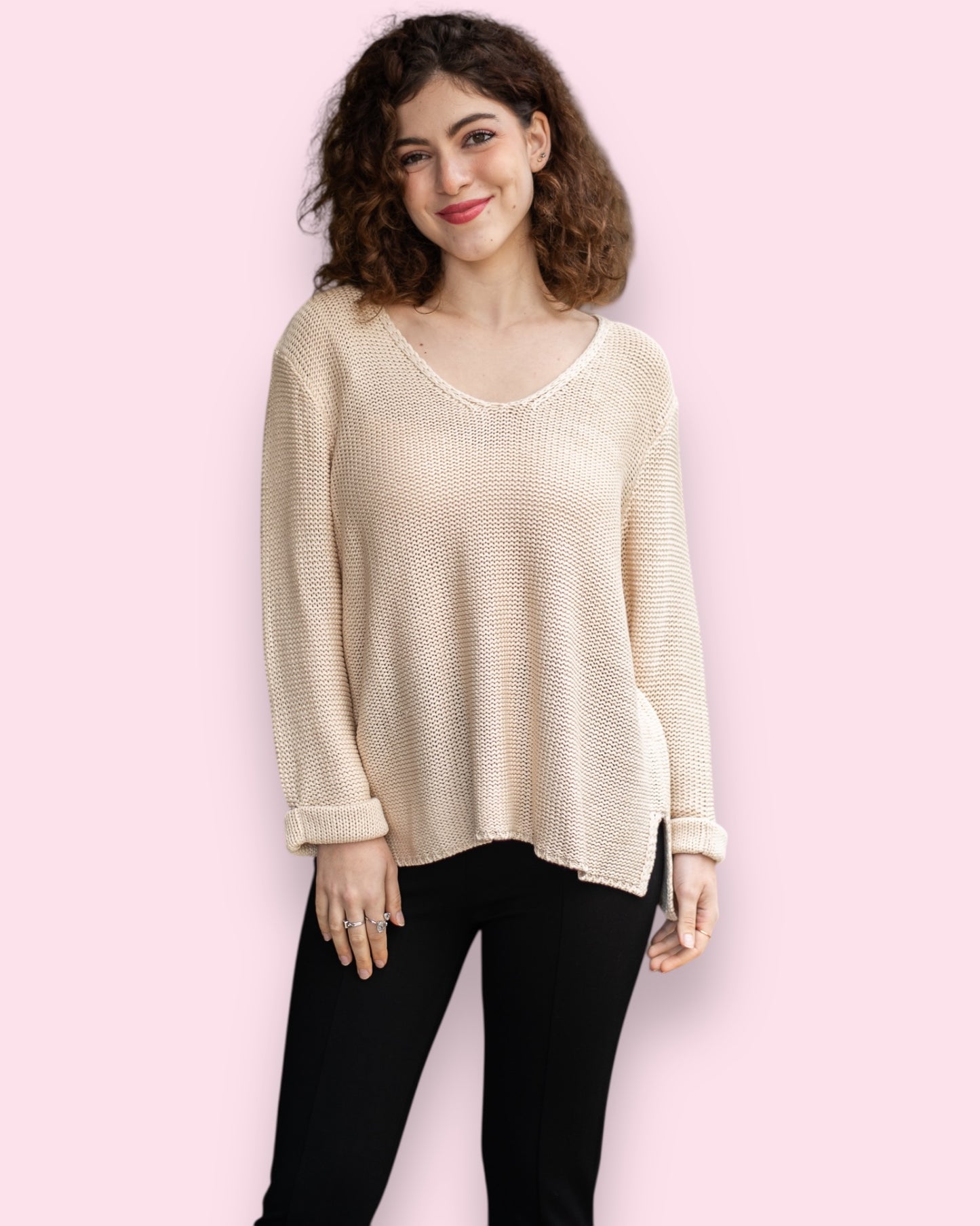 Maddie Knit - Beige