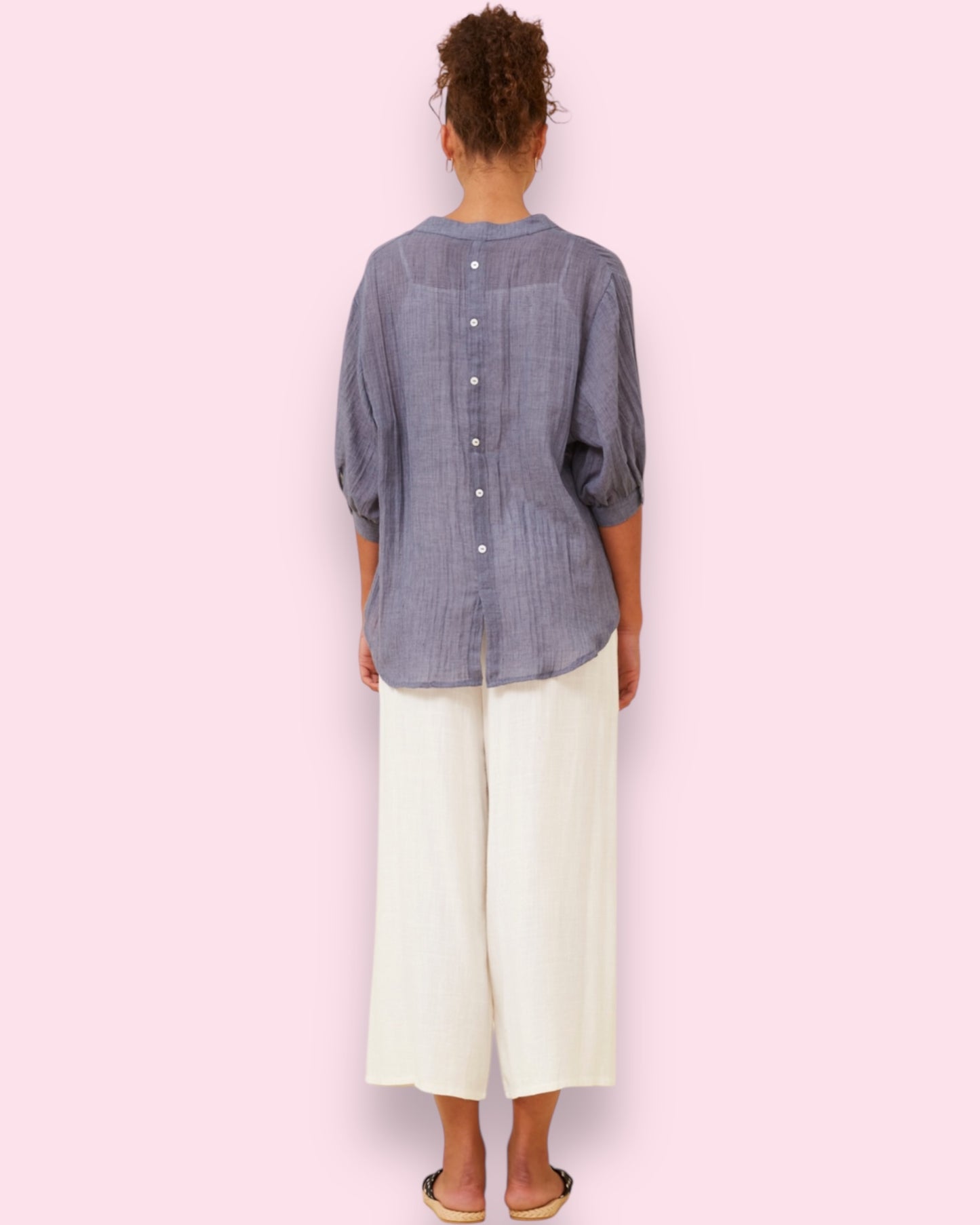 Mia Shirt - Blue Jean