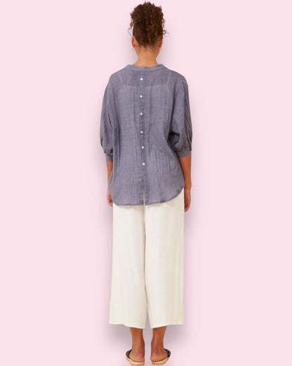 Mia Shirt - Blue Jean