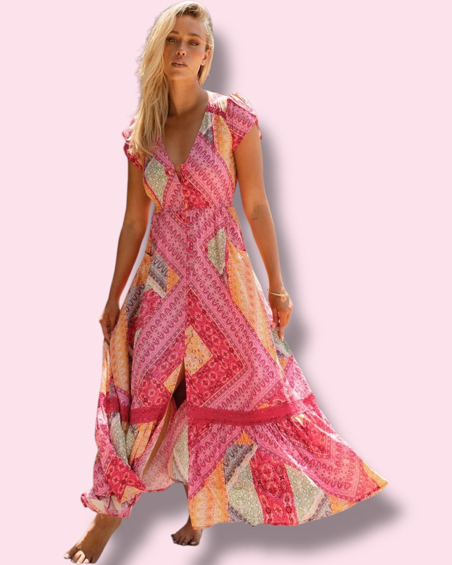 Carmen Maxi Dress - Viva Bonita