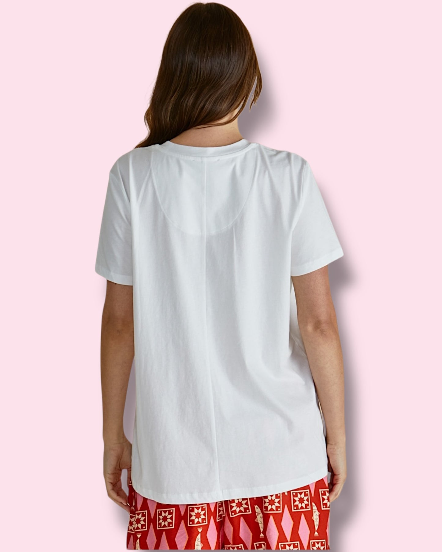 Ellia Crew Tee - Sardinia Print