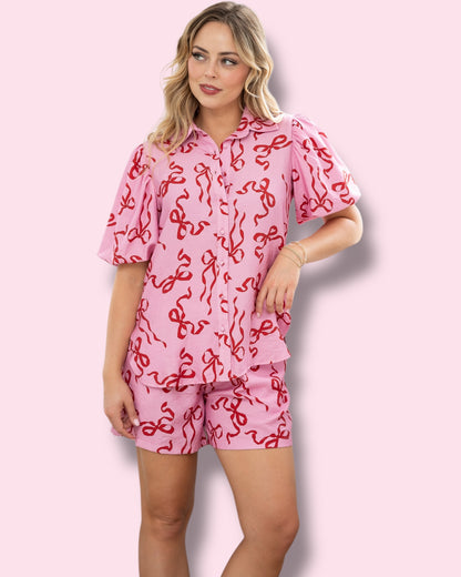 Ribbon Print Alice Top