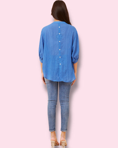 Mia Shirt - Classic Blue