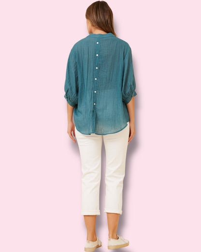 Mia Shirt - Emerald