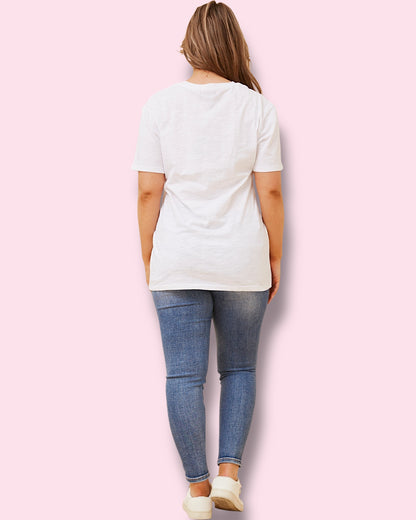 Graphic Print Tee - La Dolce Vita