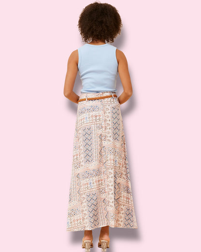 Pippa Skirt - Rosewood Patch