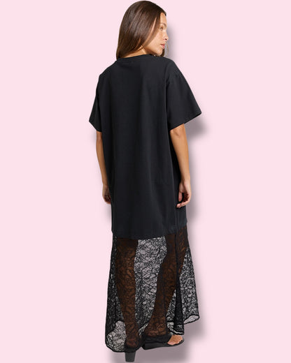 Leyna Lace Dress - Black