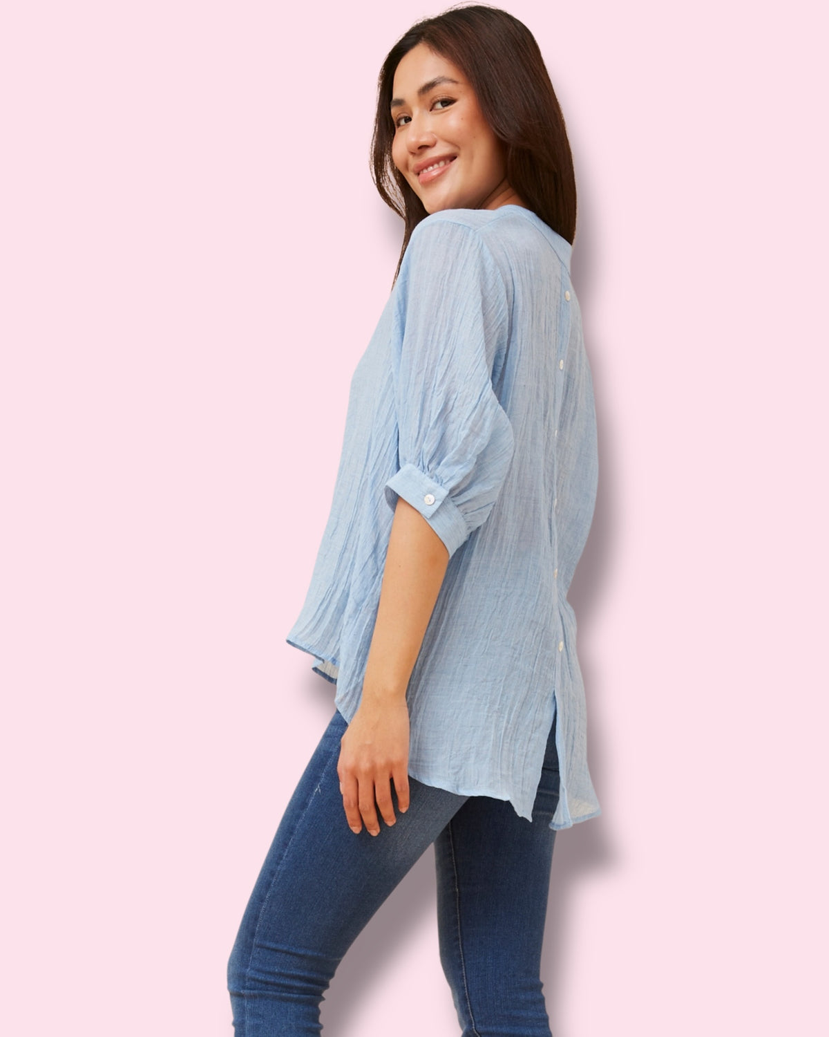 Mia Shirt - Sky Blue