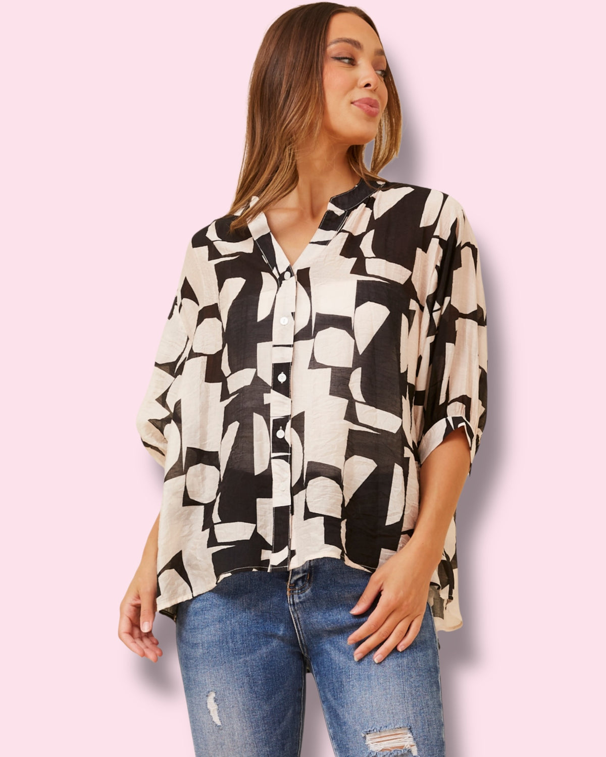 Mia Printed Shirt 🌼