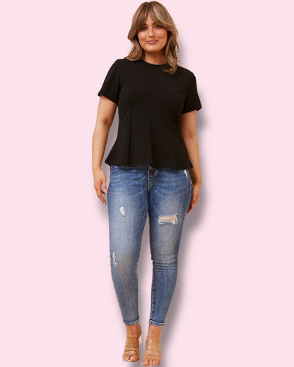 Shelly Peplum Top