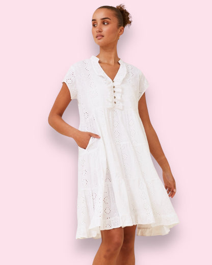 Natt Dress - White