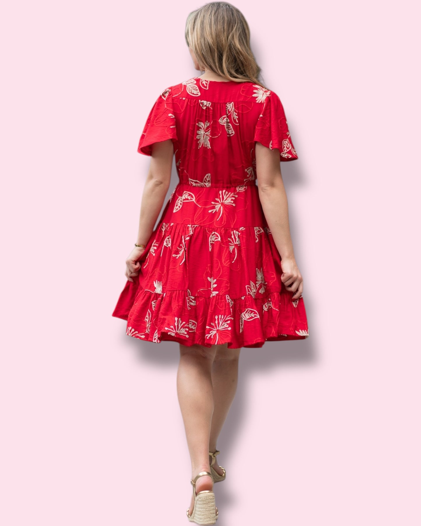 Christine Dress - Red