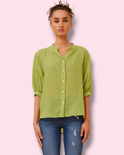 Mia Shirt - Pistachio