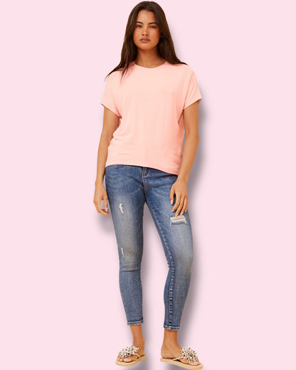 Plain Tee - Light Pink