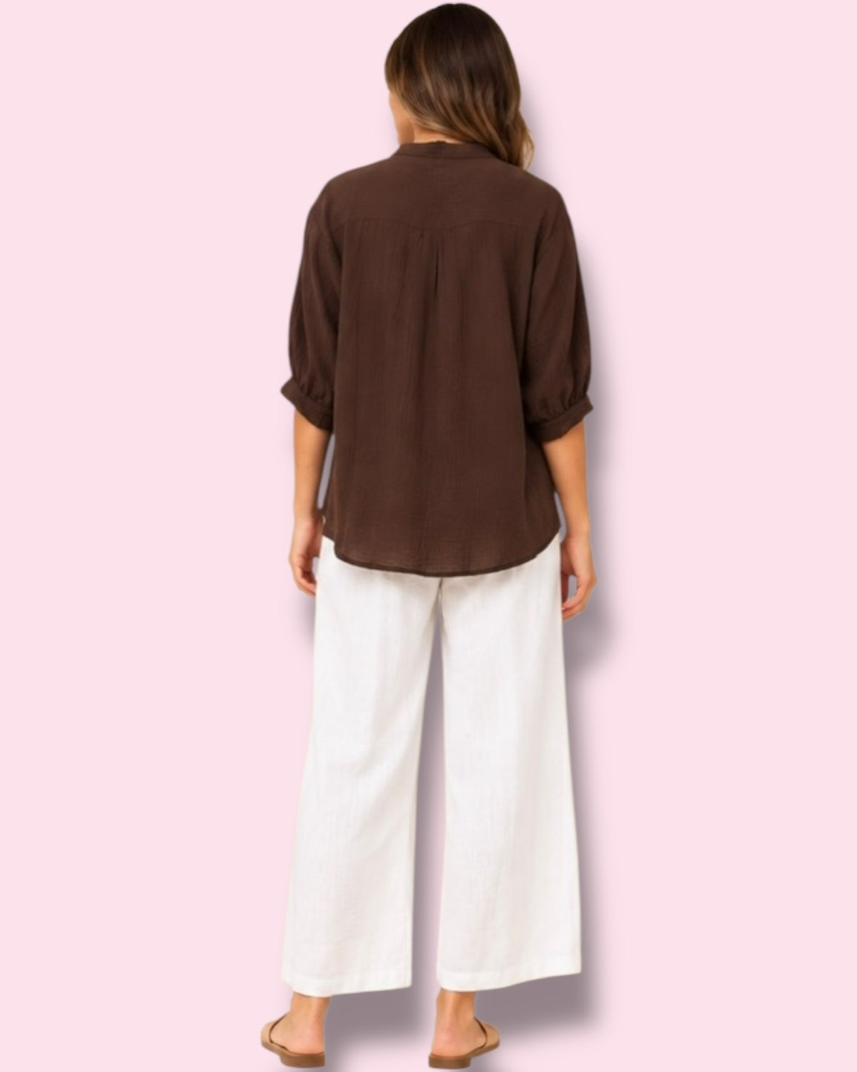 Mia Shirt - Dk Chocolate