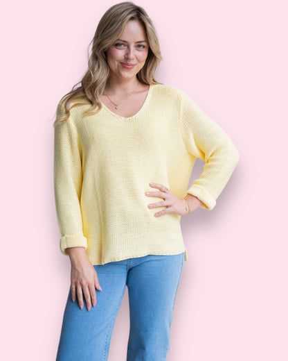 Maddie Knit - Baby Yellow