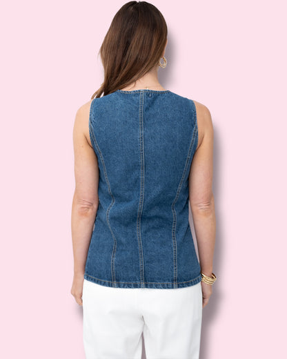 Alison Denim Waistcoat