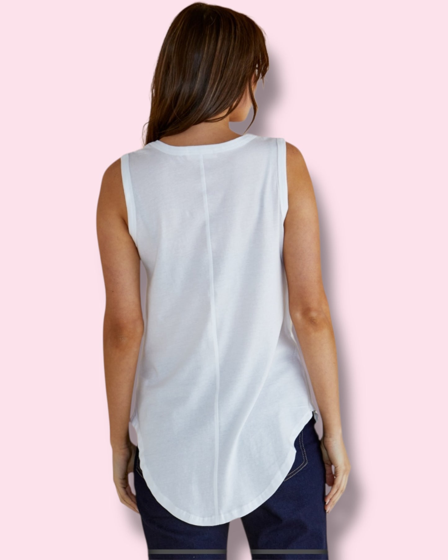 Keira Tank - White