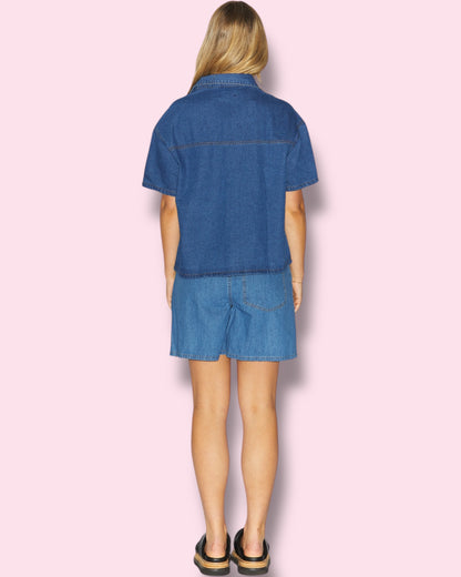 Freya Shirt - Mid Wash
