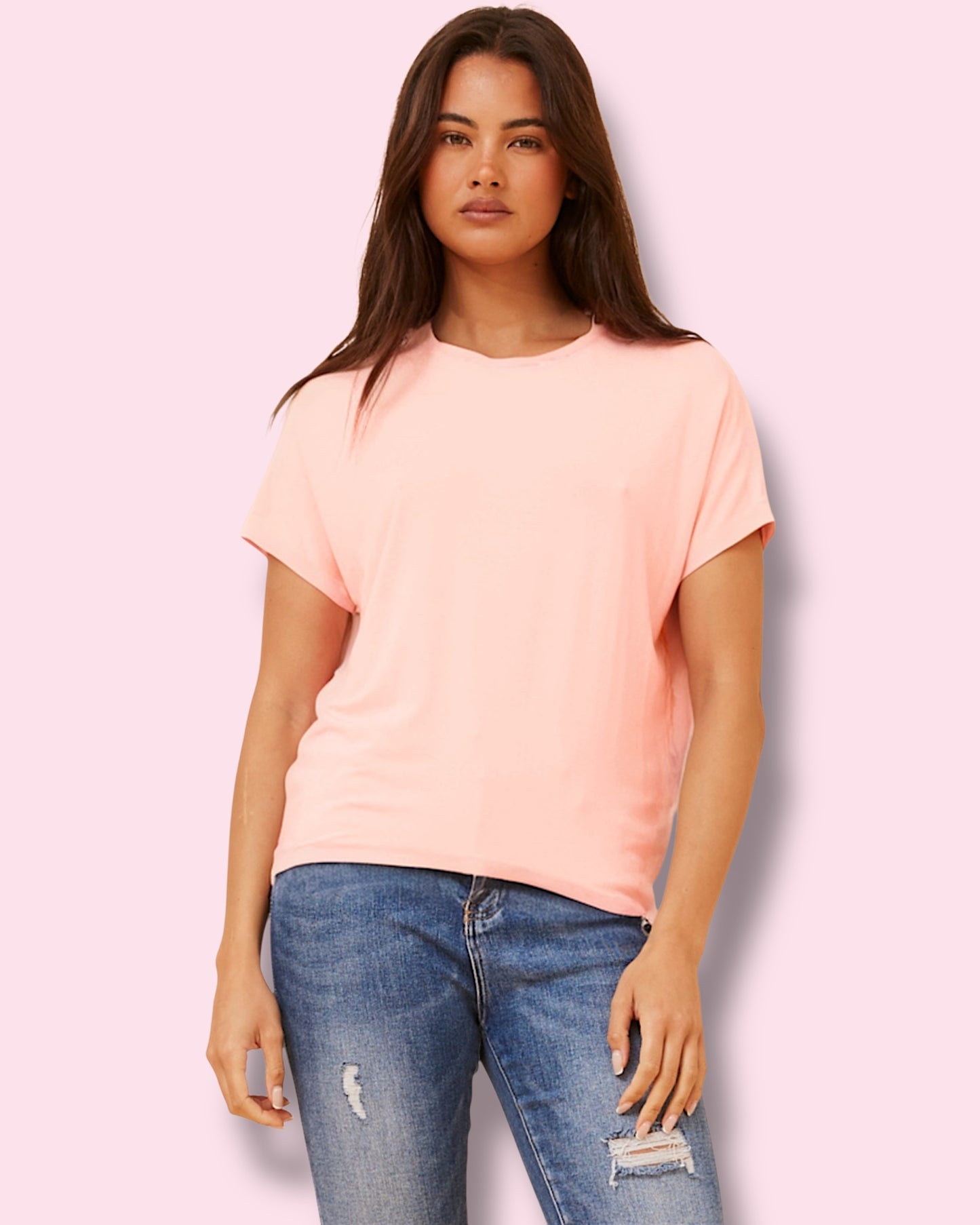 Plain Tee - Light Pink